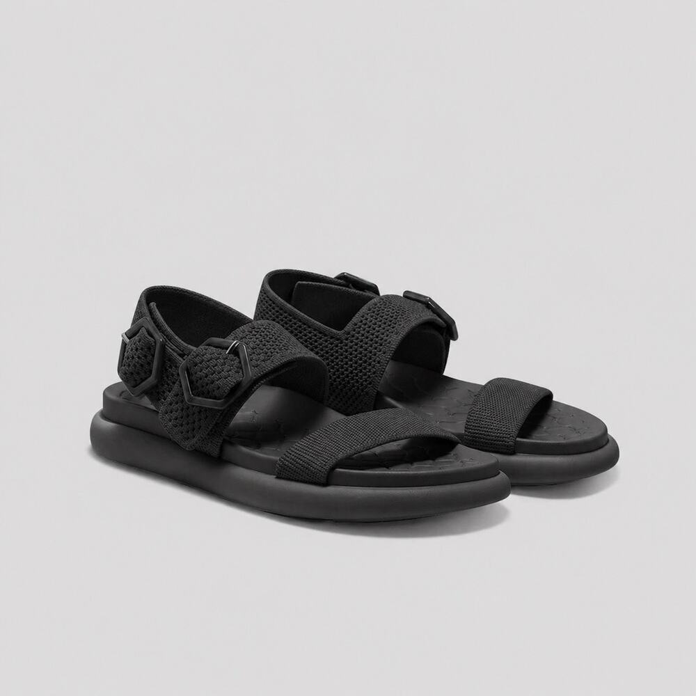 Vivaia Isla AdaptAll Sporty Comfort Lightweight Casual Black All Day Sandals 9